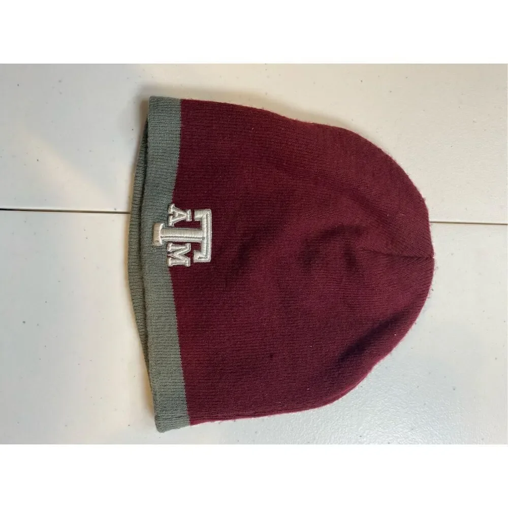 NWOT Top Of The World Unisex Maroon Texas A&M Aggies Beanie Hat